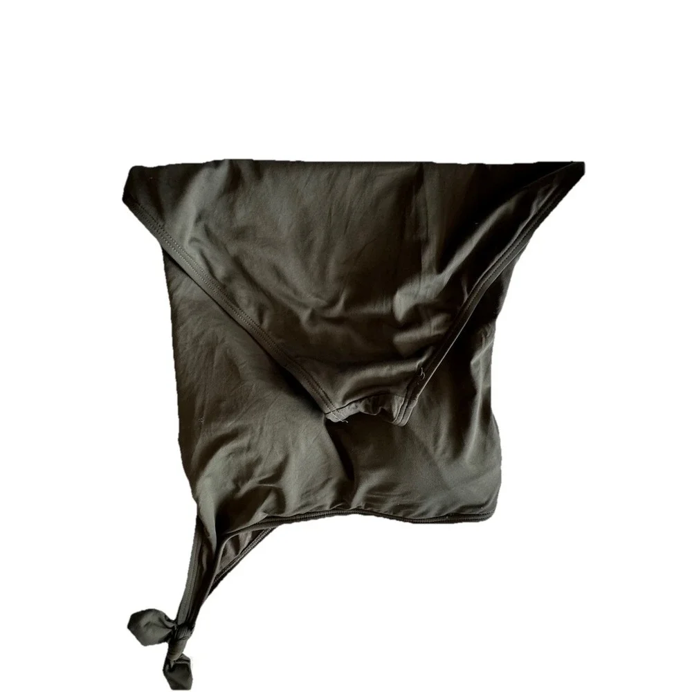 Michael By Michael‎ Kors Size Olive Green One Peice Swimsuit One Tied Shoulder